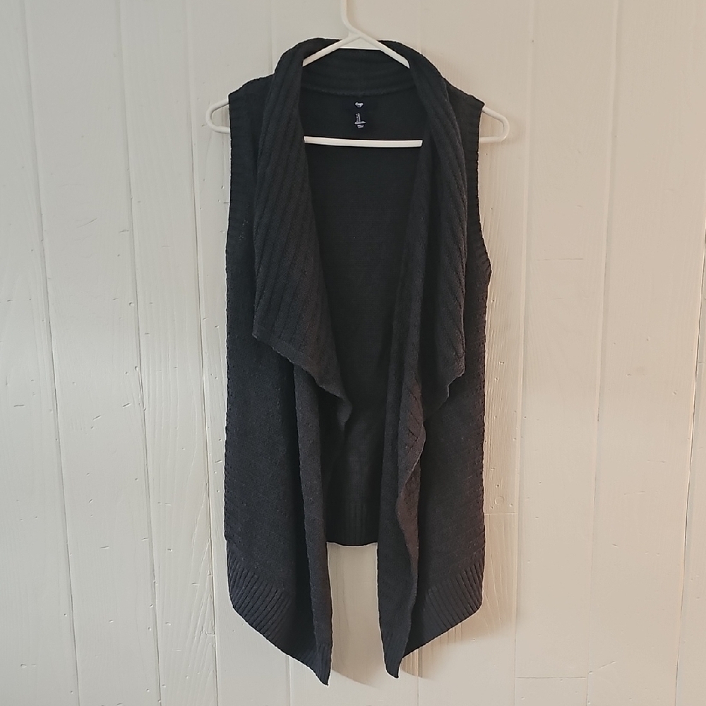 GAP Dark Gray Knit Sweater Vest